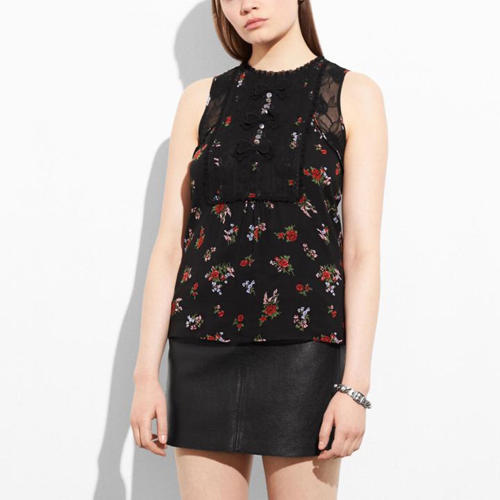 Coach Top With Bow