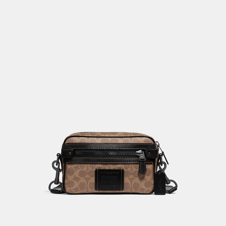 Coach Academy Crossbody In Signature Canvas