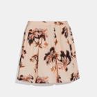 Coach Palm Tree Print Mini Skirt