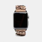 Coach Apple Watch Strap With Crystal Tea Rose