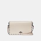 Coach Foldover Crossbody Clutch With Rivets