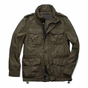 Coach   Garment Dyed Wyatt Field Jacket Olive Xs