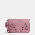 Coach Nolita Wristlet 22 In Glovetanned Leather With Tea Rose And Tooling