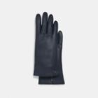 Coach Sculpted Signature Leather Touchscreen Gloves