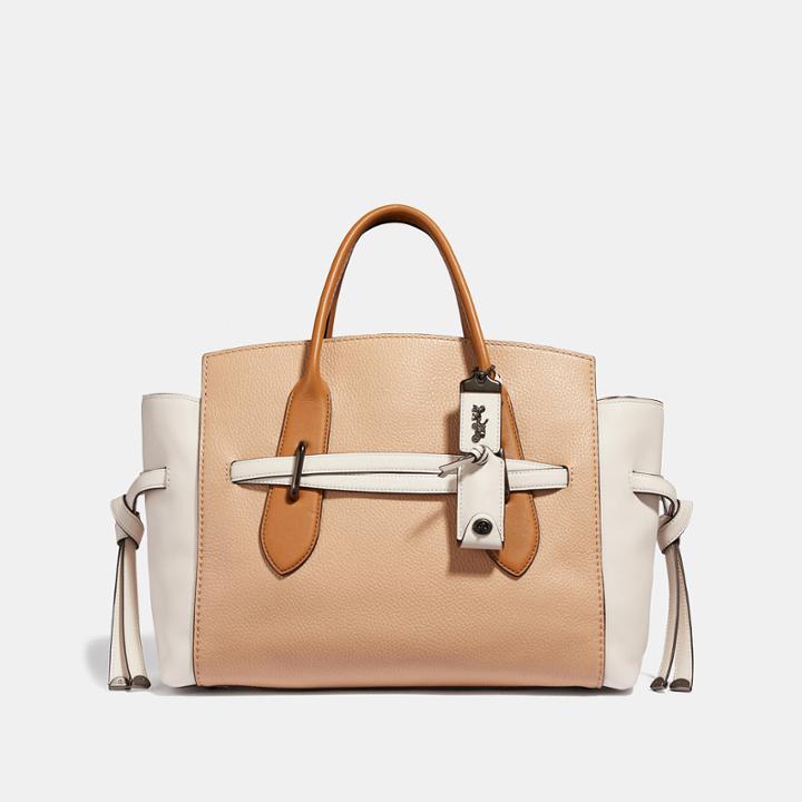 Coach Shadow Carryall In Colorblock