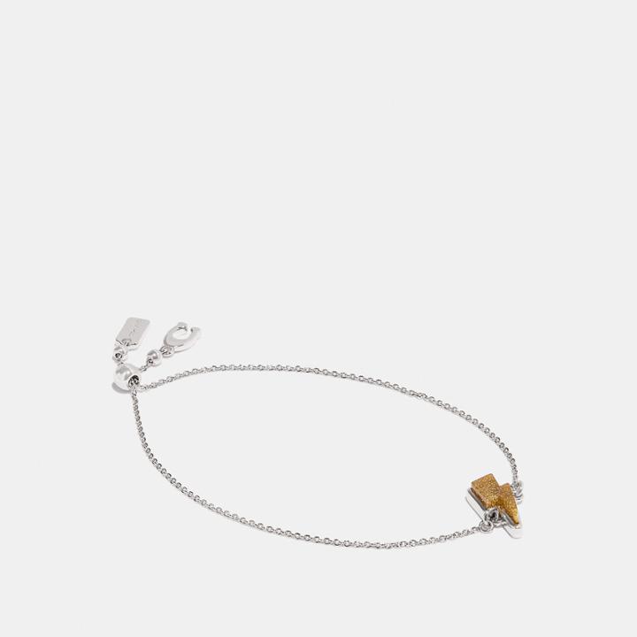 Coach Lightning Bolt Chain Bracelet