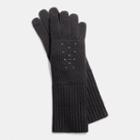 Coach Star Studded Knit Gloves