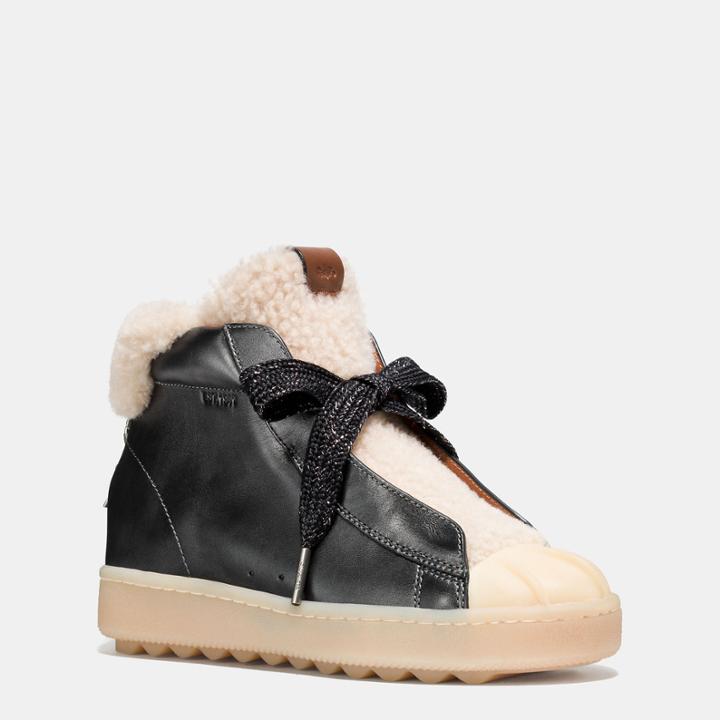Coach High Top Hiker In Metallic