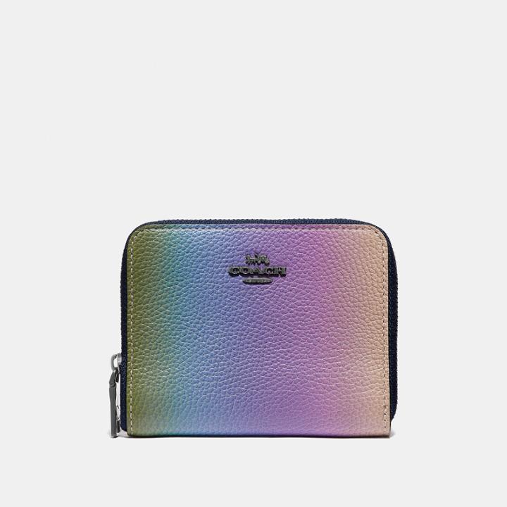 Coach Small Zip Around Wallet With Ombre