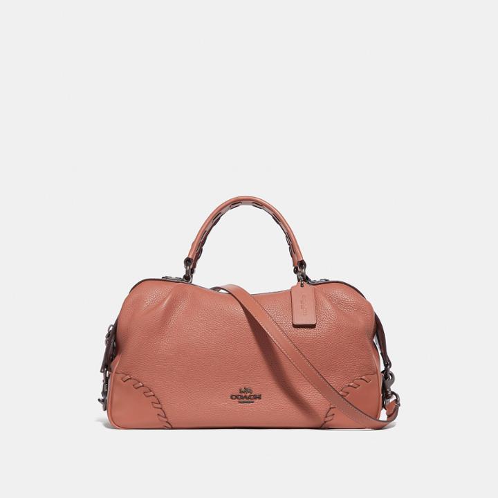 Coach Lane Satchel With Whipstitch