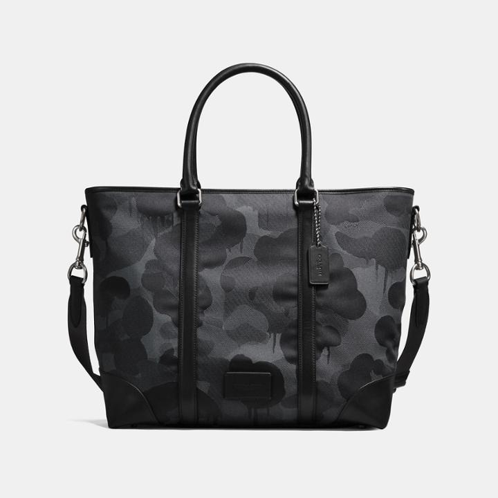 Coach Metropolitan Tote With Wild Beast Print