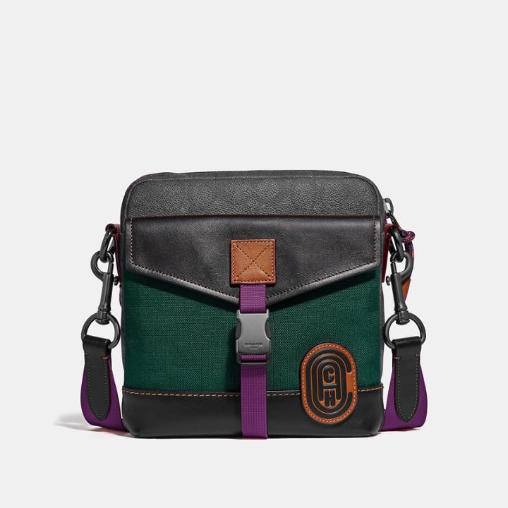 Coach Crossbody In Signature Canvas With Patch