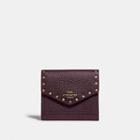 Coach Small Wallet With Rivets
