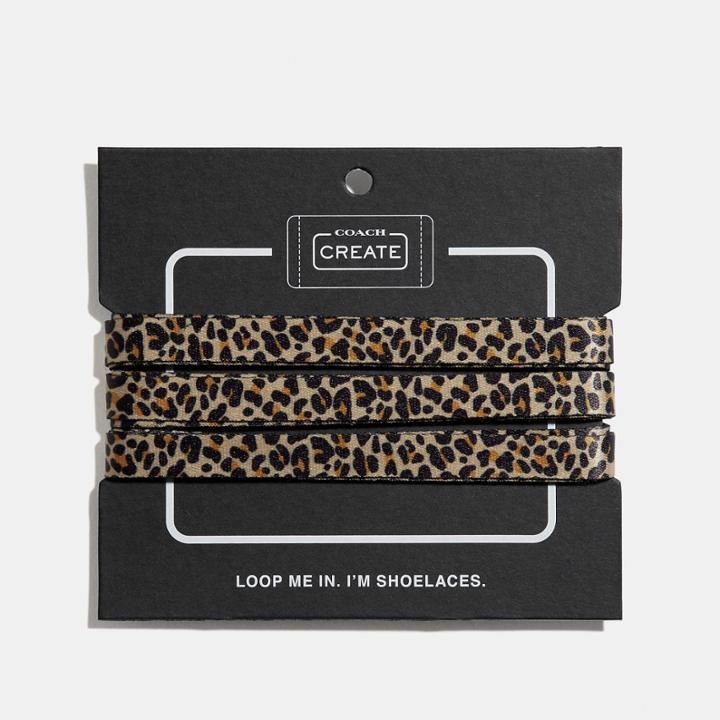 Coach Animal Print Shoe Laces