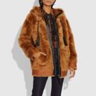 Coach Shearling Hoodie