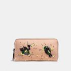 Coach Accordion Zip Wallet With Meadowlark