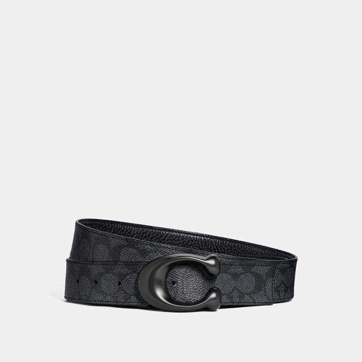 Coach Sculpted Signature Cut-to-size Reversible Belt