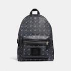 Coach Academy Backpack In Signature Canvas With Dot Diamond Print