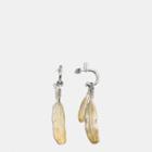 Coach Gilded Drop Feather Earrings