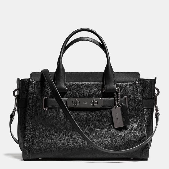 Coach Swagger Carryall In Pebble Leather