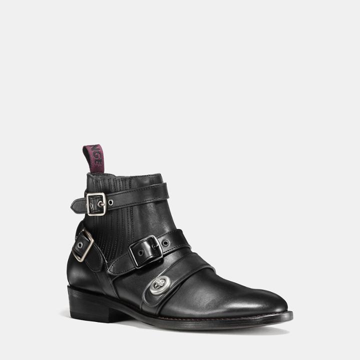 Coach Strapped Chelsea Biker Boot