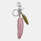 Coach Lacquered Feathers Bag Charm