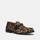 Coach Putnam Loafer With Leopard Print