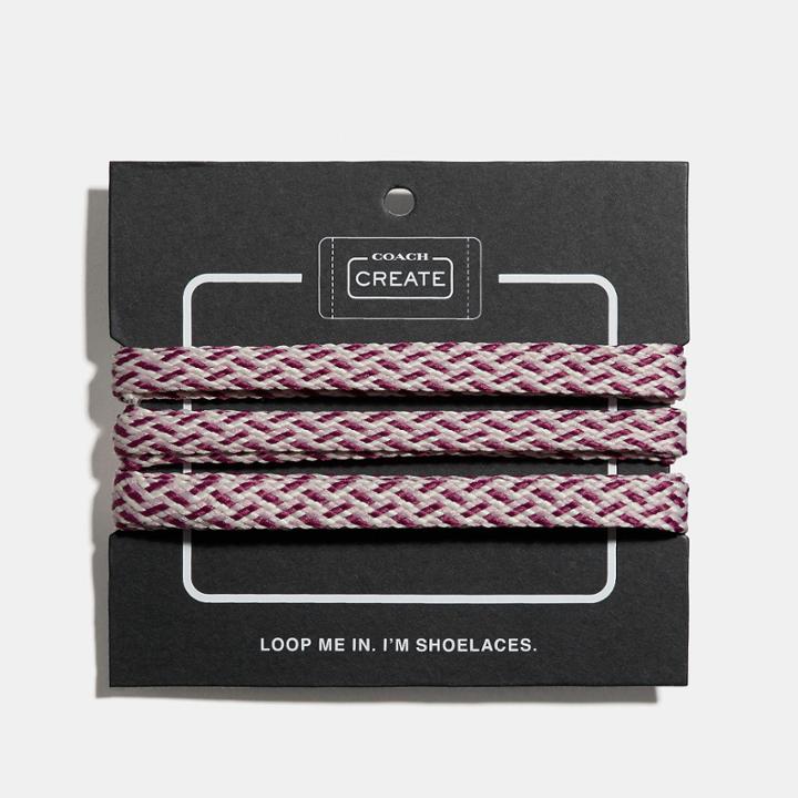 Coach Multi Woven Shoe Laces