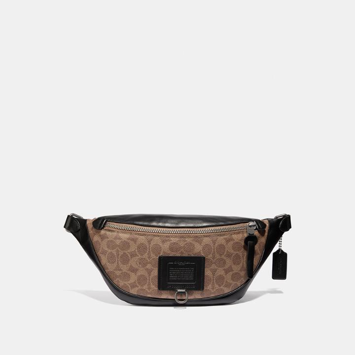 Coach Rivington Belt Bag In Signature Canvas