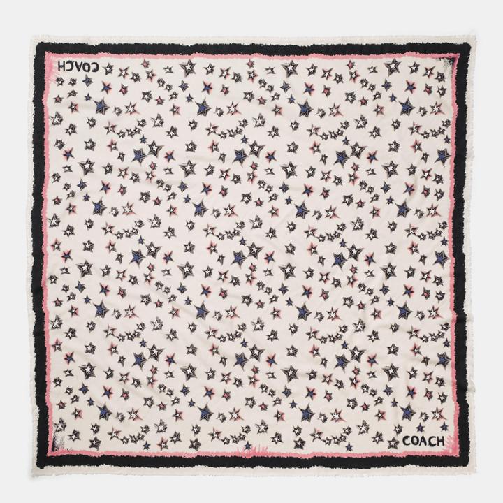Coach Skystars Oversized Square Scarf