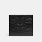 Coach Double Billfold Wallet In Signature Leather