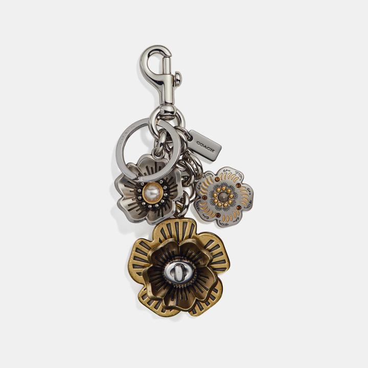 Coach Tea Rose Multi Bag Charm