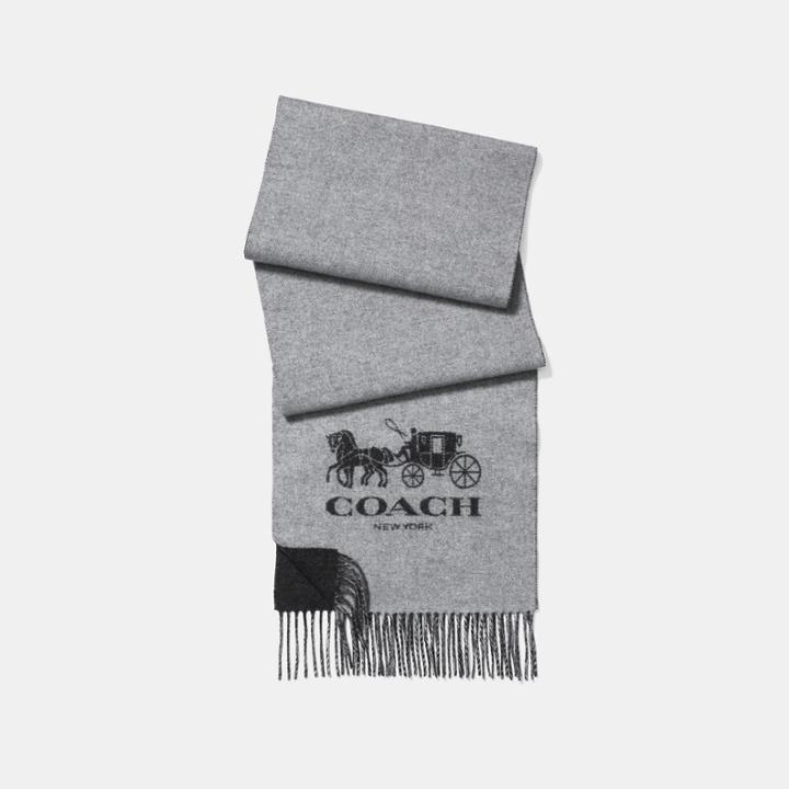 Coach Cashmere Bicolor Signature Scarf