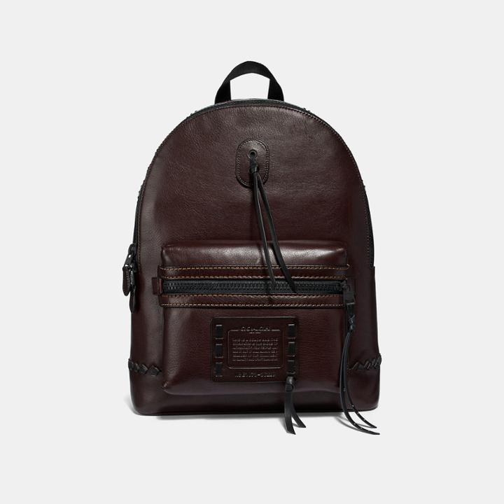 Coach Academy Backpack With Whipstitch