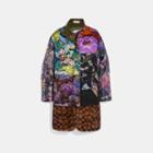 Coach Patchwork Parka With Kaffe Fassett Print And Removable Signature Shearling Liner
