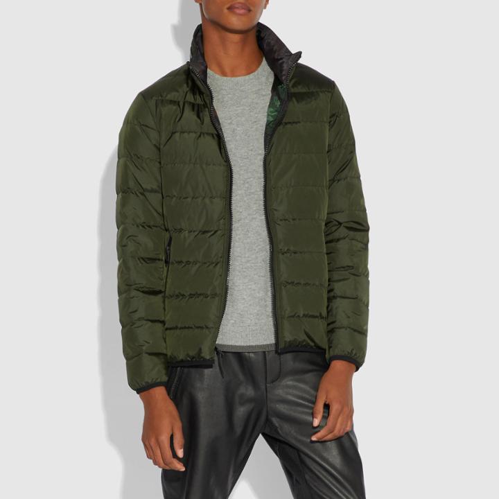 Coach Reversible Landscape Print Jacket
