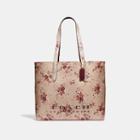 Coach Highline Tote With Floral Print