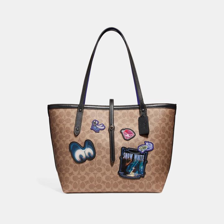 Coach Disney X Coach Market Tote In Signature Patchwork