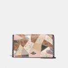 Coach Callie Foldover Chain Clutch With Signature Patchwork