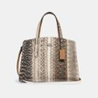 Coach Charlie Carryall In Ombre Snakeskin