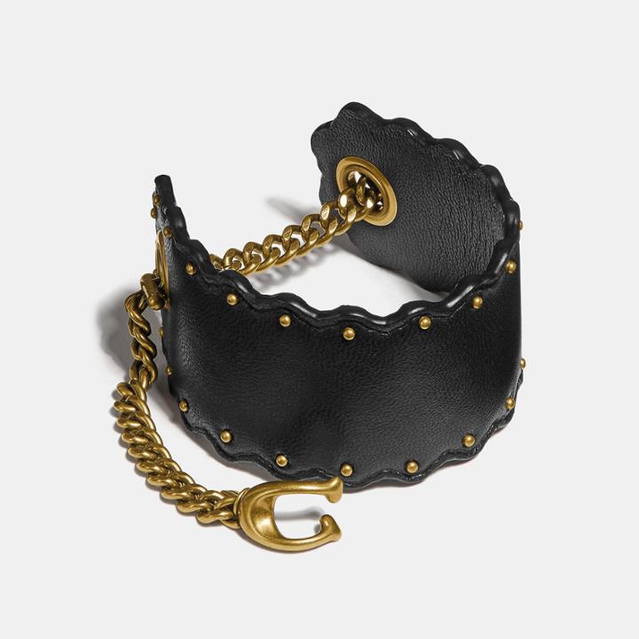 Coach Scalloped Toggle Cuff