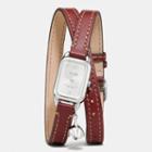Coach Ludlow Double Wrap Watch With Charm