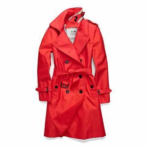 Coach   Classic Long Trench Vermillion Xs