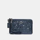 Coach Small Wristlet With Star Rivets