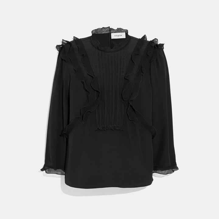Coach Ruffle Top