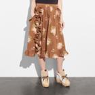 Coach Magnolia Bouquet Ruffle Skirt