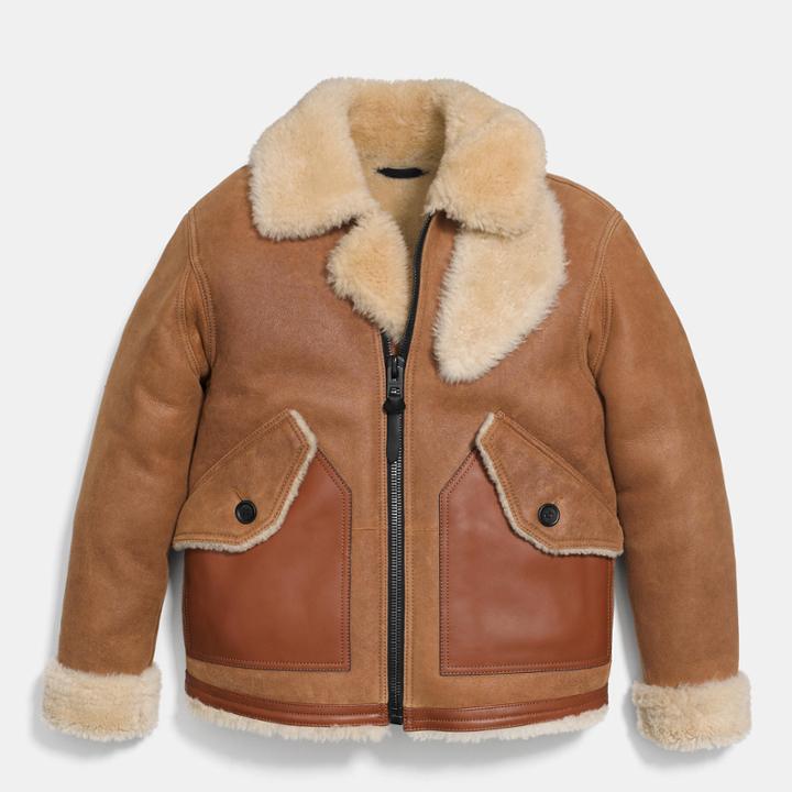 Coach Shearling B3 Bomber Jacket