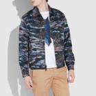 Coach Hawaiian Print Skater Jacket