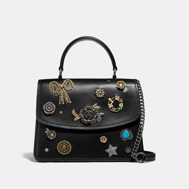 Coach Parker Top Handle With Vintage Jewelry