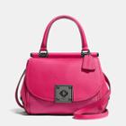 Coach Drifter Top Handle Satchel In Mixed Leather